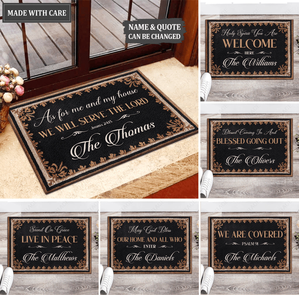Personalized Monogrammed Family Doormat