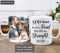 Personalized Printed Photo Of Couple God Blessed Mug