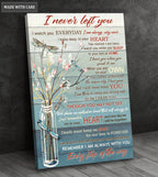 White Jar Blue Blue Butterfly Never Left Wall Art