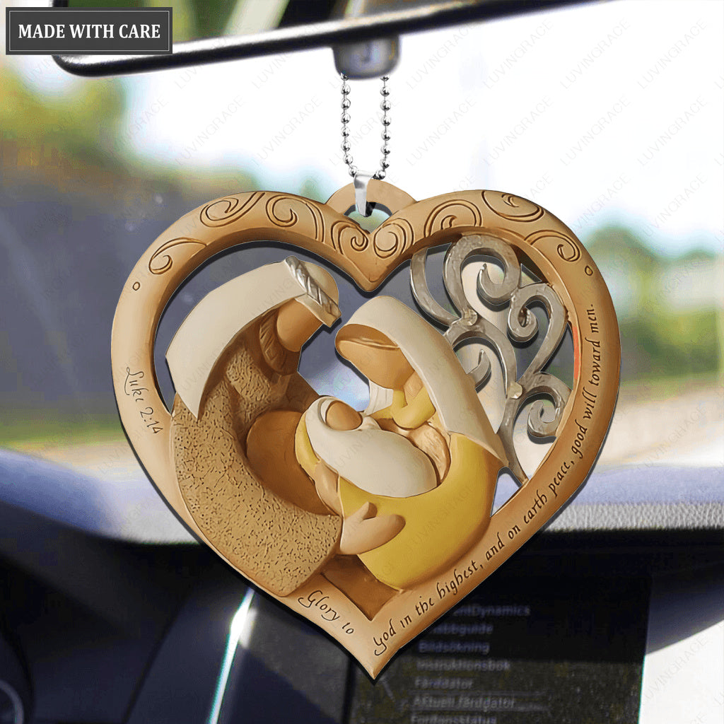 Holy Family Christmas Nativity Ornament