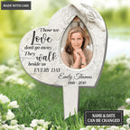 Personalized Those Who We Love Heart Plaque Stake