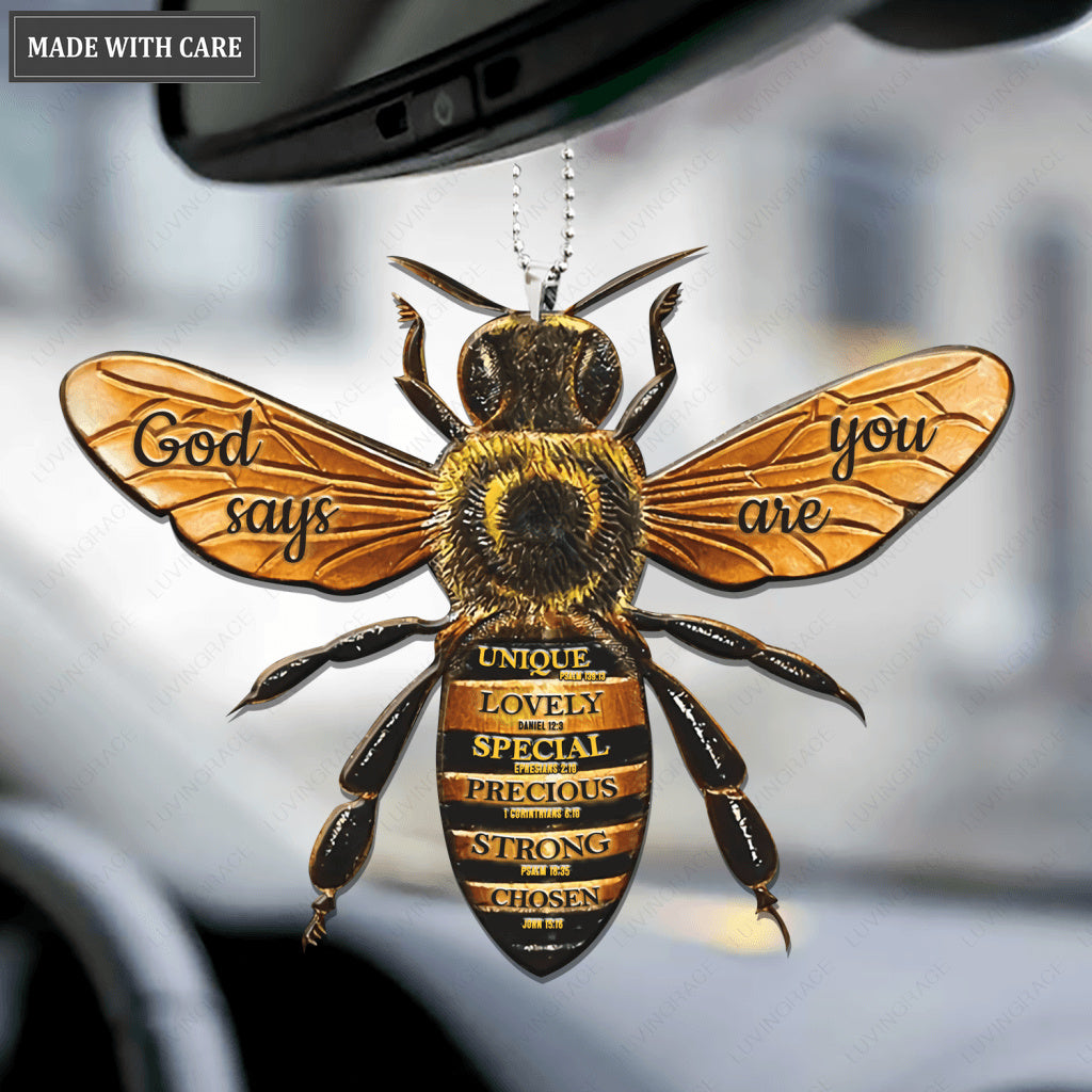 Bee God Says You Are Ornament