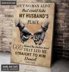 Personalized God Blessed My Husband Poster Wall Art