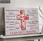 Hibiscus Cross Will I Be Able To Speak Wall Art