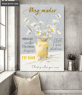 Daisy Jar Pastel Waymaker Wall Art