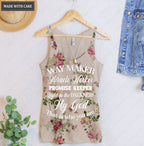 Flowery Way Maker Tank Top
