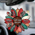 Christmas Sunflower God Says You Are Ornament
