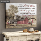 Old Barn Amazing Grace Wall Art