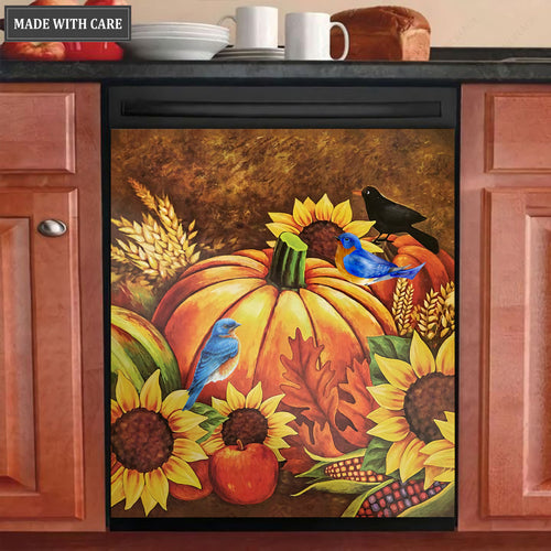 Autumn Is Coming Dishwasher Magnet Cover