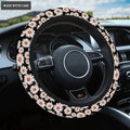 Daisy Flower Car Interior Decoration Steering Wheel Cover