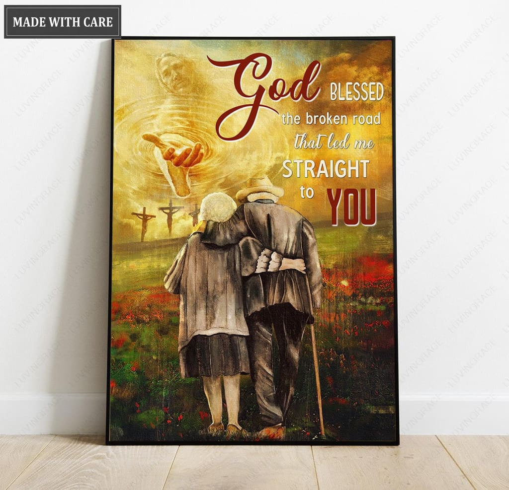 Jesus Hand Blessed Canvas Wall Art