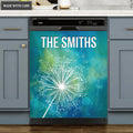 Personalized Kitchen Dishwasher Magnet Cover Beautiful Dandelion