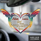 Printfamily M105 Hummingbird Couple God Blessed Personalized Ornament