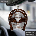 Printfamily M96 Horse Couple God Blessed Personalized Ornament
