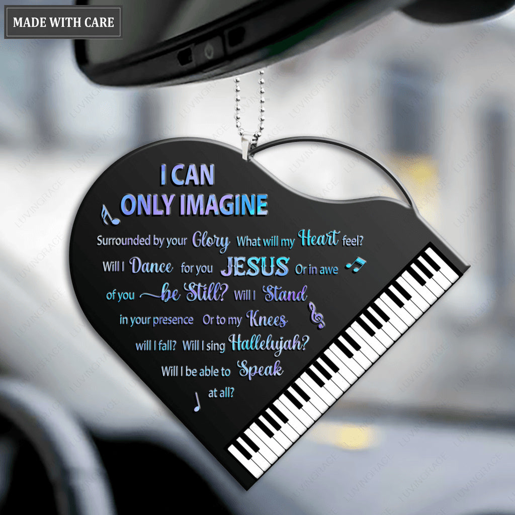 Piano Heart Surrounded By The Glory Ornament