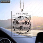 He Walks With Me Music Sheets Ornament