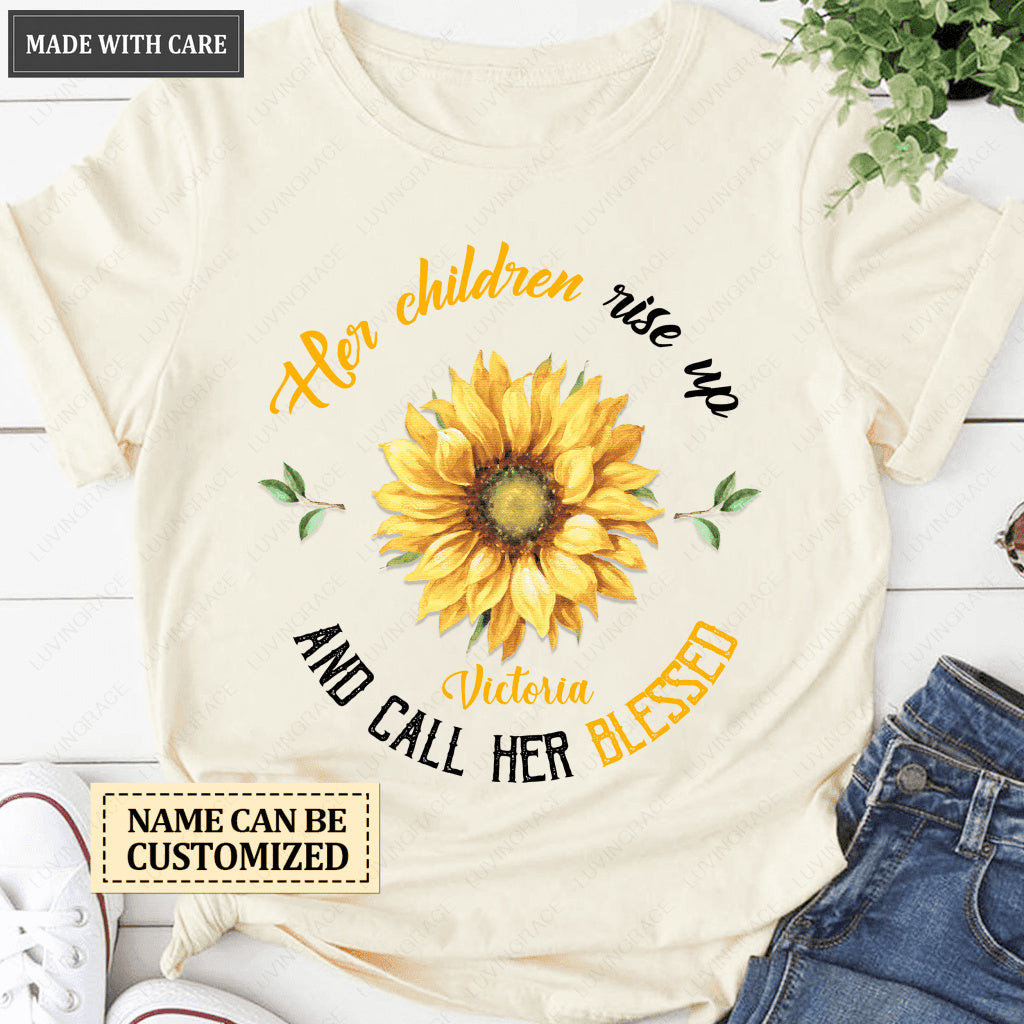 Personalized Call Her Blessed Tshirt
