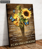 Wooden W Sunflowers Surrounded By Glory