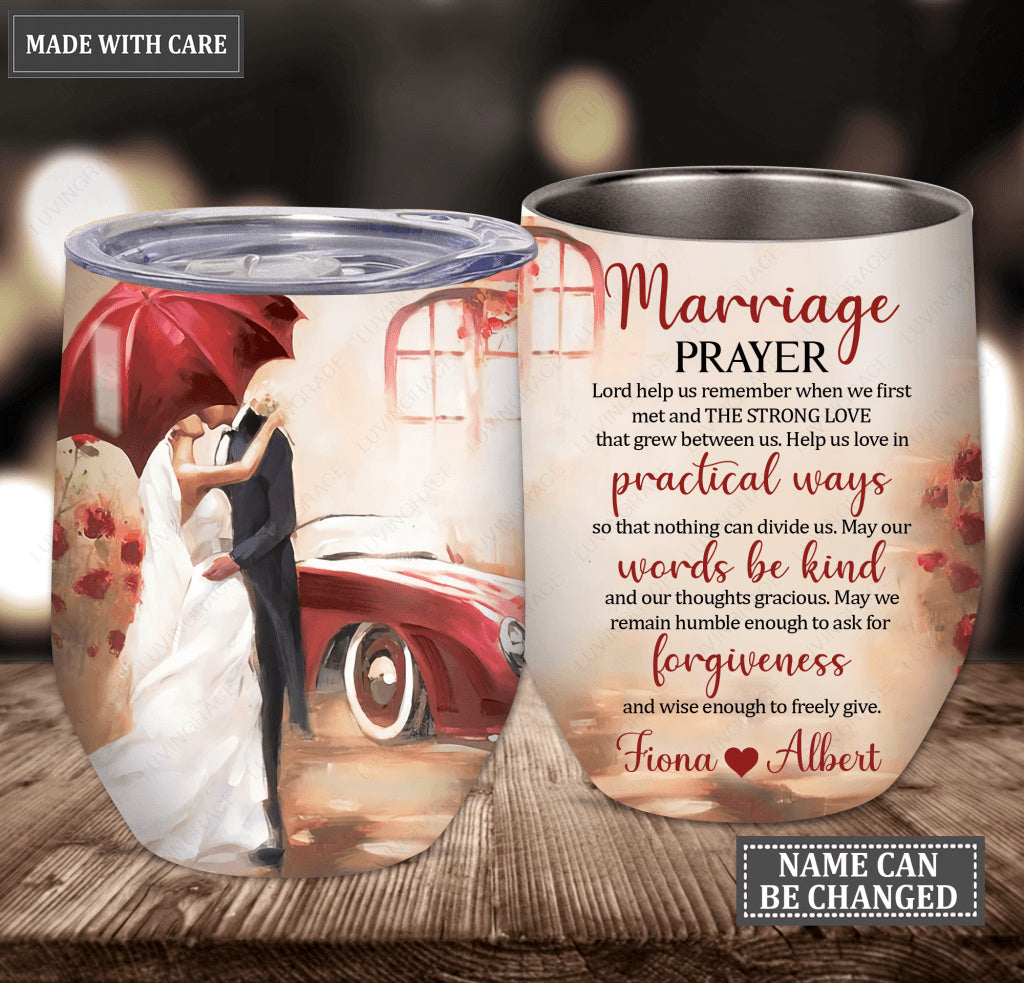 Marriage Prayer Personalized Egg Tumbler