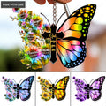 Color Of Butterflies God Says You Are Keychain