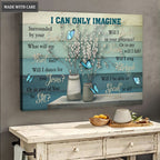 Blueish Butterfly Glory Around Us Wall Art