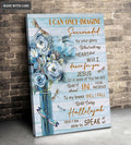 Blueish Flower Dragonfly Glory Wall Art