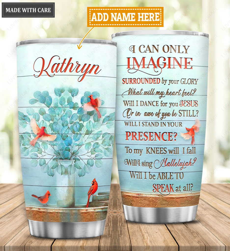 Cardinal Flower Jar By Glory Personalized Tumbler
