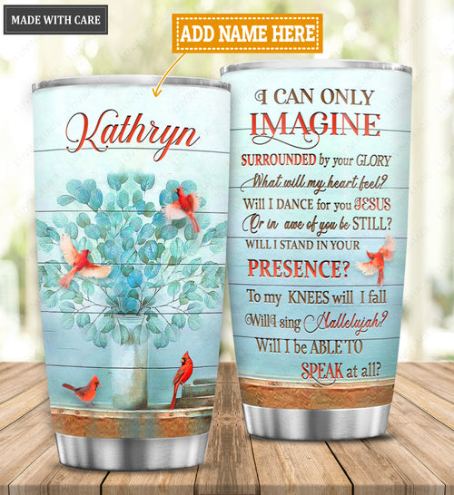 Cardinal Flower Jar By Glory Personalized Tumbler