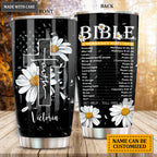 Daisy Cross Bible Emergency Customized Tumbler