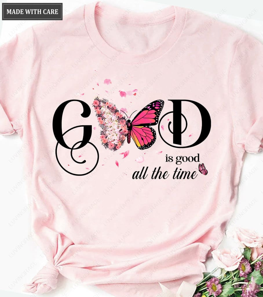 Flowery God Is Good Classic T-Shirt