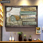 I Can Face Tomorrow Vintage Farm Wall Art