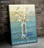 Jar Glory Dragonfly Poster And Canvas
