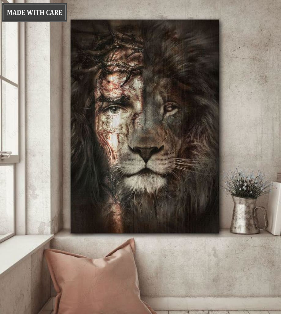 Jesus And Lion Wall Art