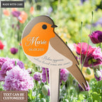 Personalized Robin Appears When Loved Ones Are Near Plaque