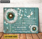Personalized Green Wood Dandelion Glory Wall Art