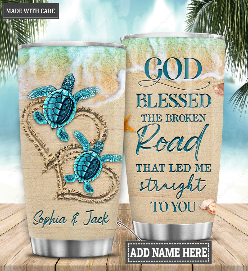 Personalized Tumbler God Bless