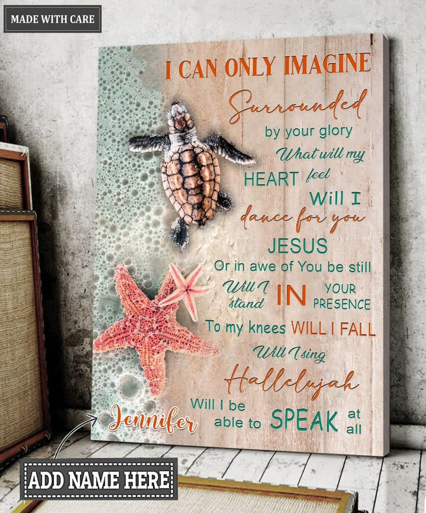 Personalized Turtles Glory Surrounds Wall Art