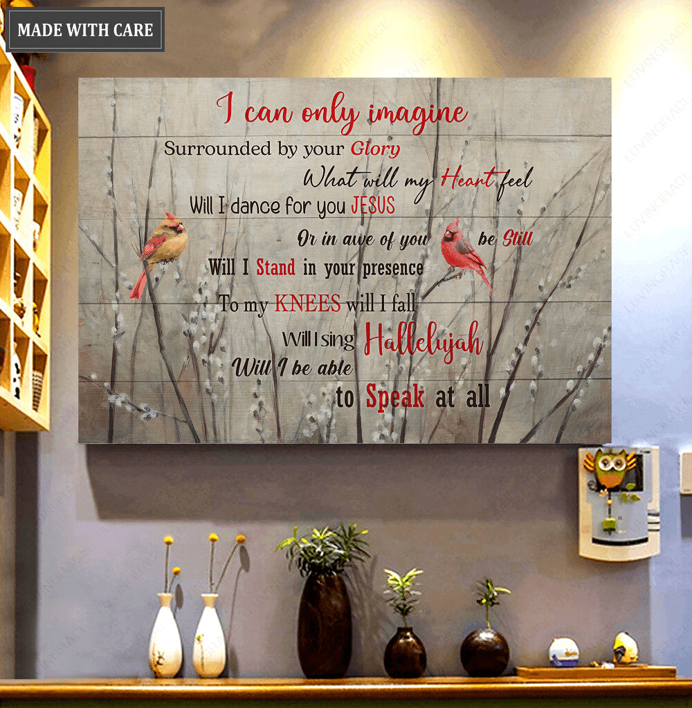 Pretty Cardinal Canvas Wall Art