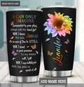Rainbow Purple Sunflower Personalized Tumbler