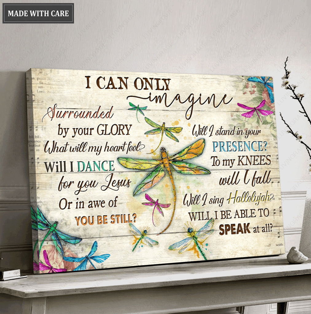 These Dragonflies Dream Of His Presence Poster And Canvas