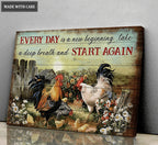 Everyday Is A New Beginning Wall Art