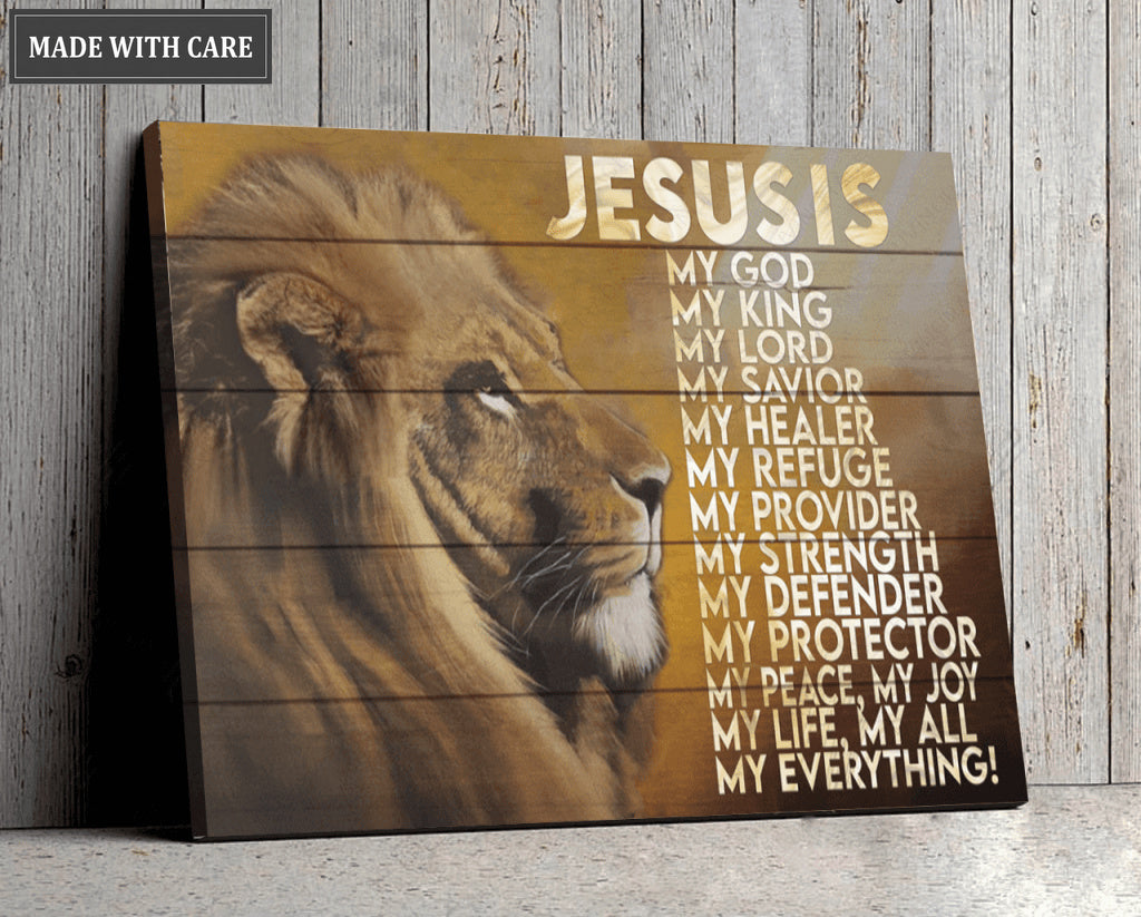 Jesus My King My Lord Wall Art