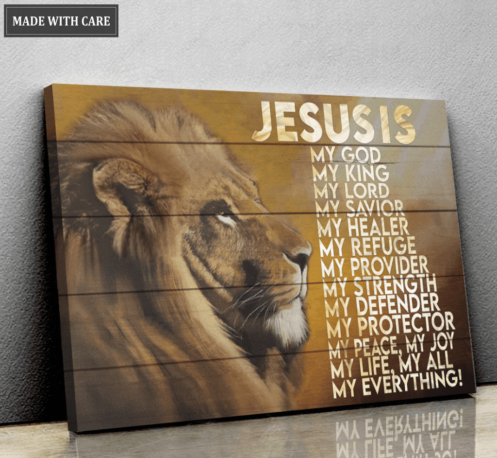 Jesus My King My Lord Wall Art
