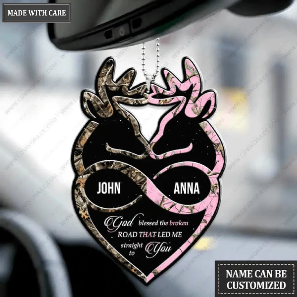 Camo Couple Buck And Doe Collection Personalized Ornament