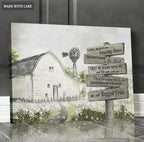 I Can Face Tomorrow Farm House Vintage Wall Art