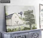I Can Face Tomorrow Farm House Vintage Wall Art