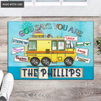 Camping God Says You Are Personalized Doormat
