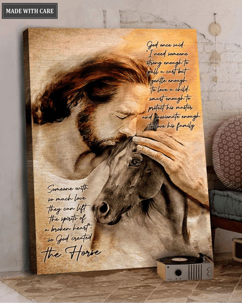 God Created The Horse Wall Art