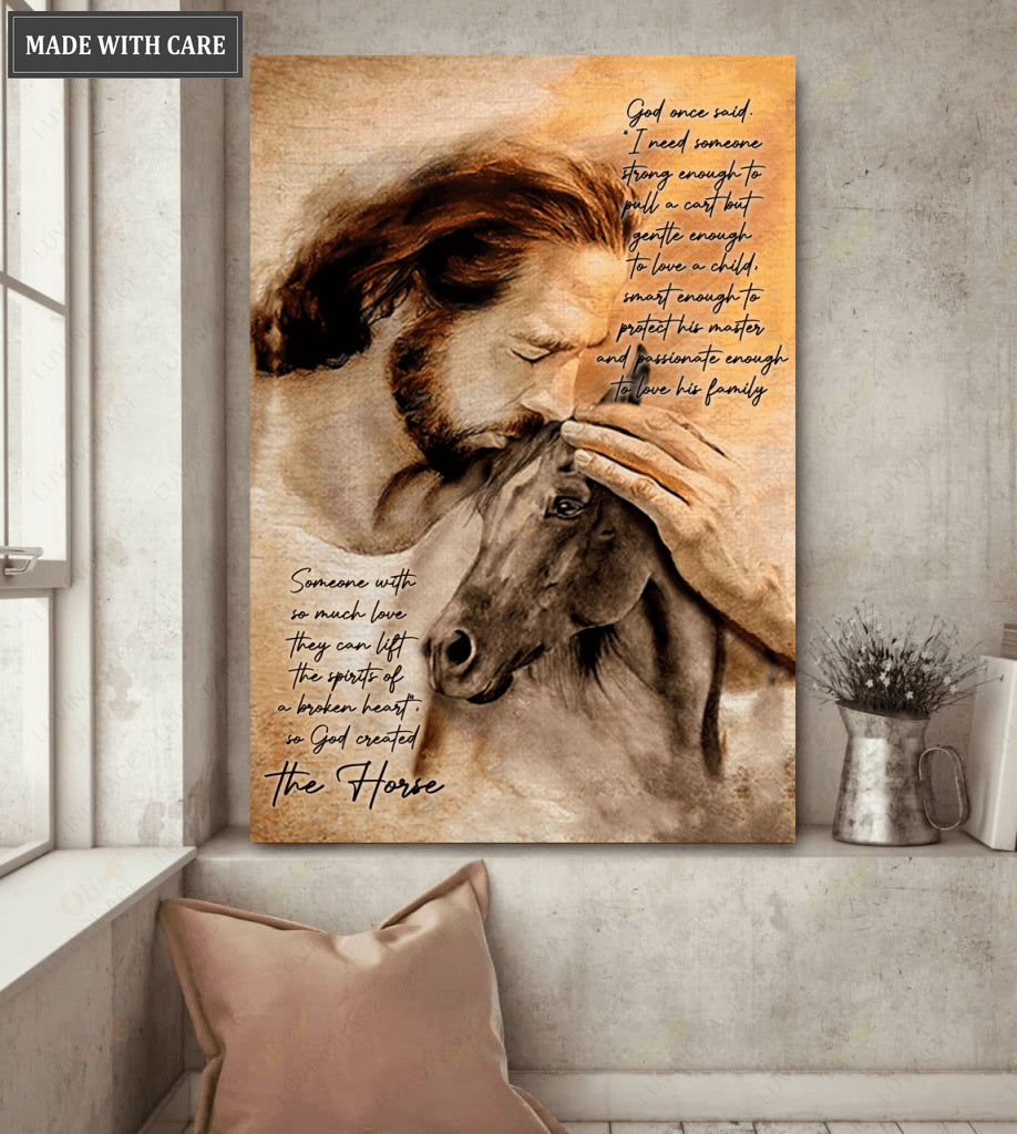 God Created The Horse Wall Art