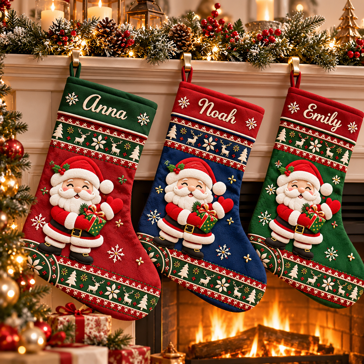 Christmas Gift For Kids & Family - Personalized Christmas Stocking